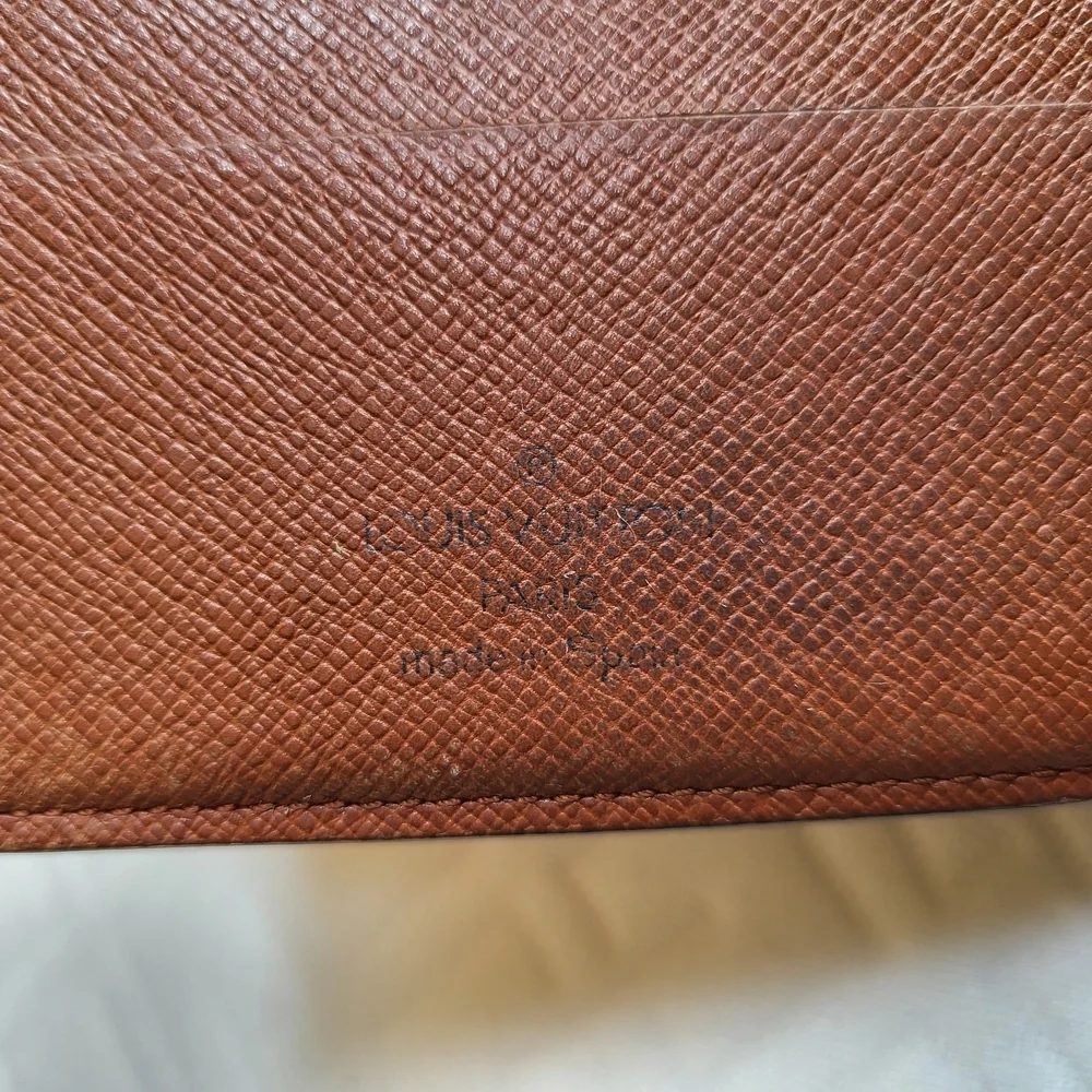 LOUiS Vuitton Bifold Wallet Monogran Porte Bier Cult Credit Monet